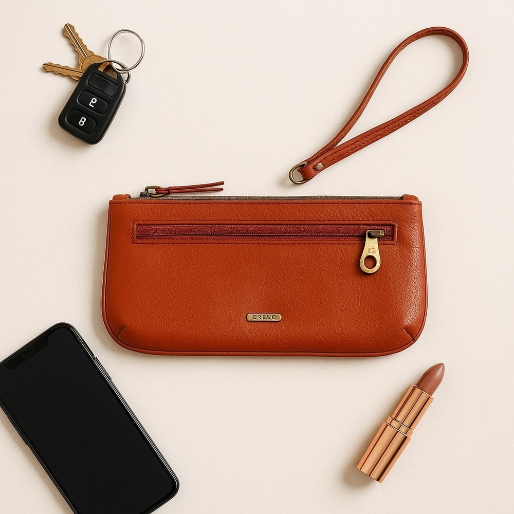 🧡 Relic by Fossil Leather Wristlet Wallet 🧡
